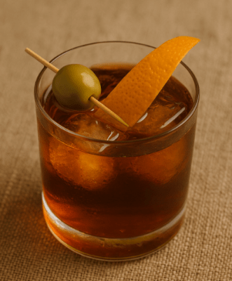 Receta Cocktail Vermut Casero y aceite artesanal aove pipo